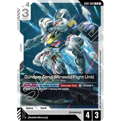 Gundam Aerial (Mirasoul Flight Unit) - GD01