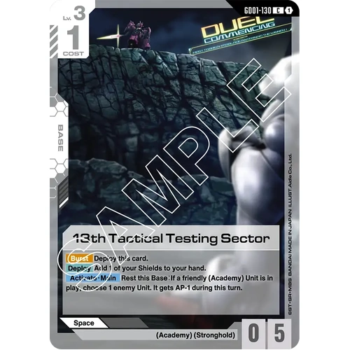 13th Tactical Testing Sector - GD01