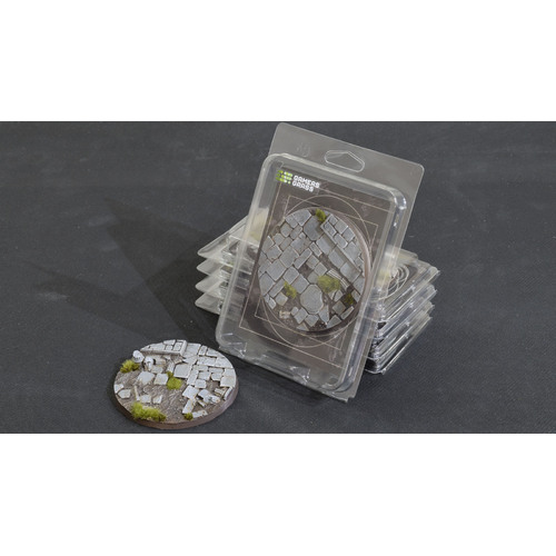 Gamers Grass Battle Ready Bases Temple Round 100mm (x1)