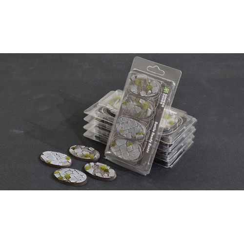 Gamers Grass Battle Ready Bases Temple Oval 60mm (x4)