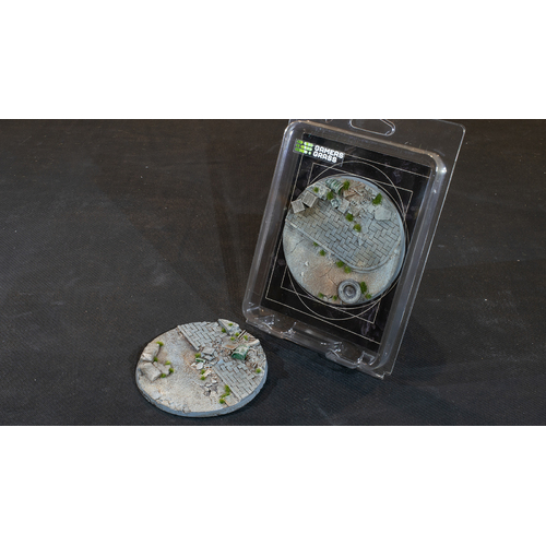 Gamers Grass Battle Ready Bases Urban Warfare Round 100mm (x1)