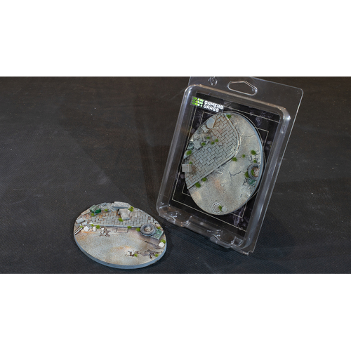 Gamers Grass Battle Ready Bases Urban Warfare Oval 120mm (x1)