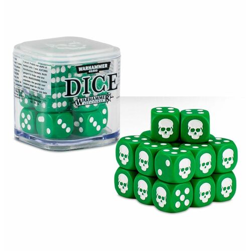 Warhammer 40000: 12mm Dice Set Green