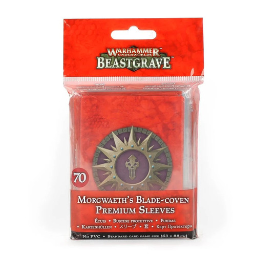 Warhammer Underworlds: Beastgrave: Morgwaeth's Blade-Coven Premium Sleeves