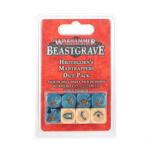 Warhammer Underworlds: Beastgrave: Hrothgorn's Mantrappers Dice Pack