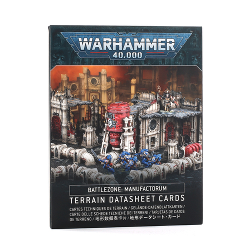 Warhammer 40000: Battlezone: Manufactorum - Terrain Datasheet Cards