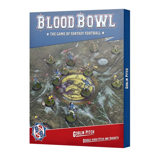 Blood Bowl: Goblin Pitch Double-sided Pitch and Dugouts Set (Pre Order)