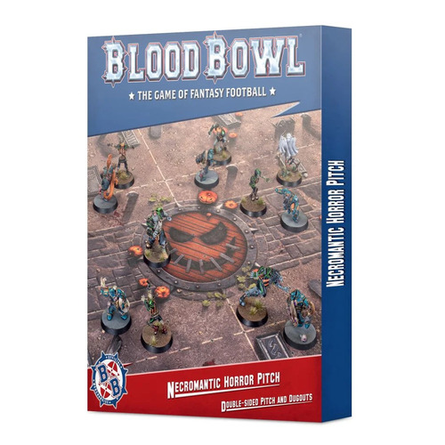 Blood Bowl Shambling Undead Pitch: Double-sided Pitch and Dugouts