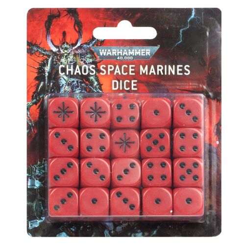 Warhammer 40000: Chaos Space Marines Dice 