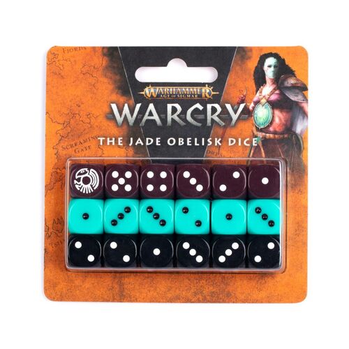 Warhammer Age of Sigmar Warcry: The Jade Obelisk Dice