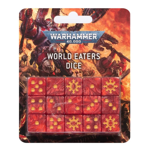 Warhammer 40000: World Eaters Dice