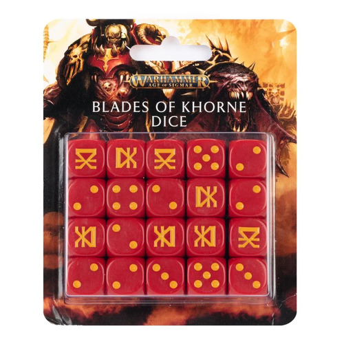 Age of Sigmar: Blades of Khorne Dice Set