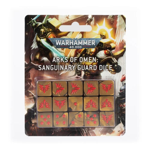 Warhammer 40K - Arks of Omen: Sanguinary Guard Dice Set