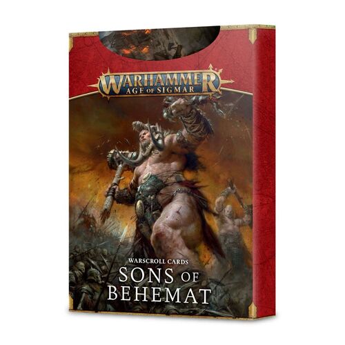 Warhammer Age of Sigmar: Sons of Behemat: Warscroll Cards