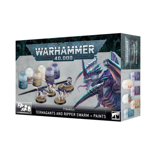 Warhammer 40K: Tyranids Termagants and Ripper Swarm + Paints