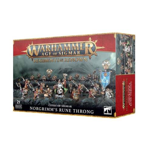 Cities of Sigmar: Regiments of Renown - Norgrimm's Rune Throng