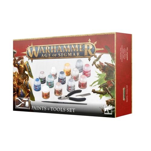 Warhammer - Age of Sigmar: Paints + Tools Set
