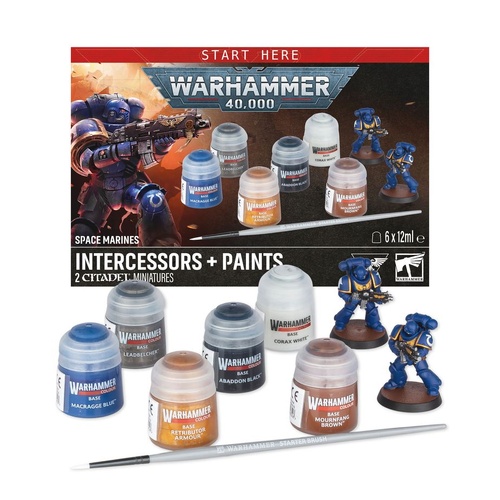 Space Marines: Intercessors + Paints