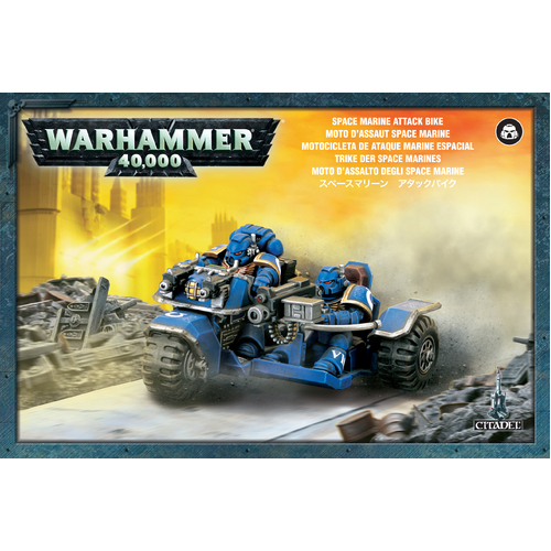 Space Marines Attack Bikes
