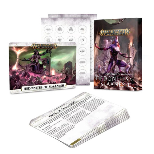 Warscroll Cards: Hedonites of Slaanesh
