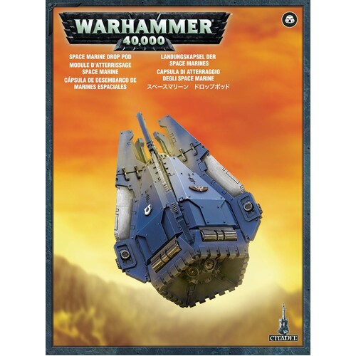 Space Marines Drop Pod