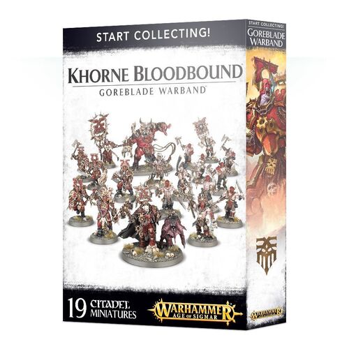 Start Collecting! Khorne Bloodbound Goreblade Warband
