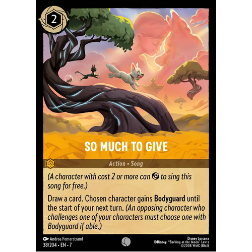 So Much To Give (38) - ARC
