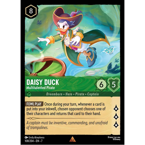 Daisy Duck - Multitalented Pirate (108) - ARC