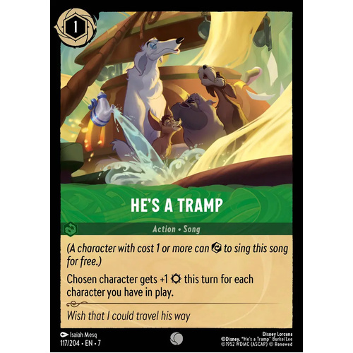 He's A Tramp (117) - ARC