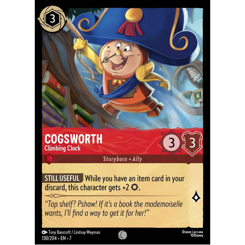 Cogsworth - Climbing Clock (130) - ARC