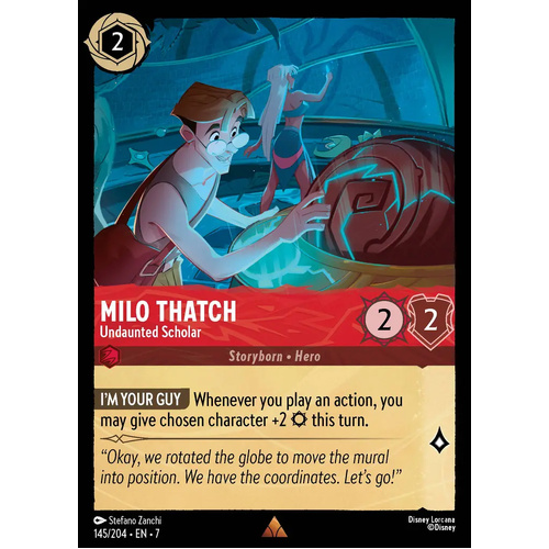 Milo Thatch - Undaunted Scholar (145) - ARC