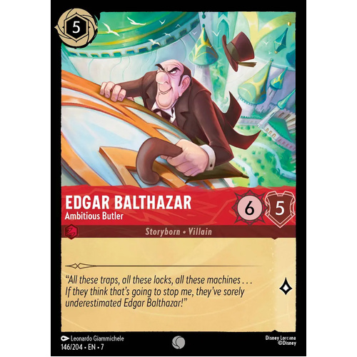 Edgar Balthazar - Ambitious Butler (146) - ARC