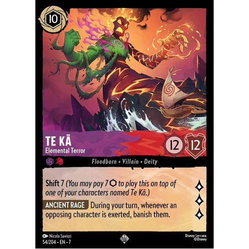Te K? - Elemental Terror (54) FOIL - ARC