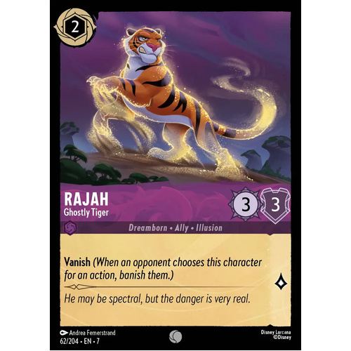 Rajah - Ghostly Tiger (62) FOIL - ARC