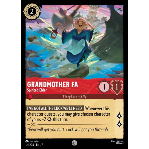 Grandmother Fa - Spirited Elder (121) FOIL - ARC