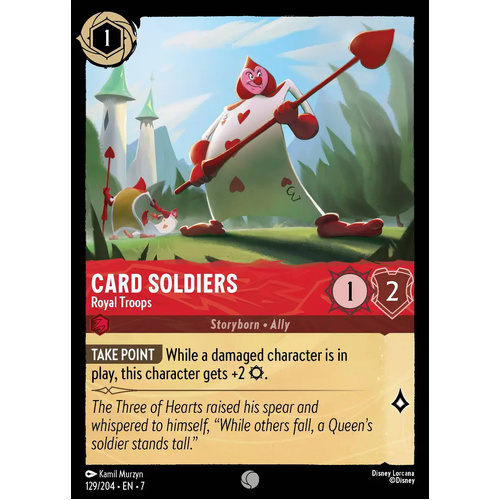 Card Soldier - Royal Troops (129) FOIL - ARC
