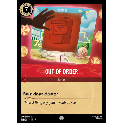 Out of Order (148) FOIL - ARC