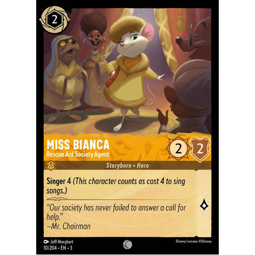 Miss Bianca - Rescue Aid Society Agent (10) - ITI
