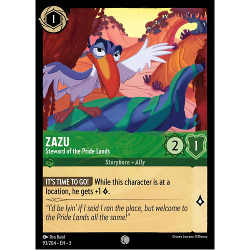 Zazu - Steward of the Pride Lands (93) - ITI