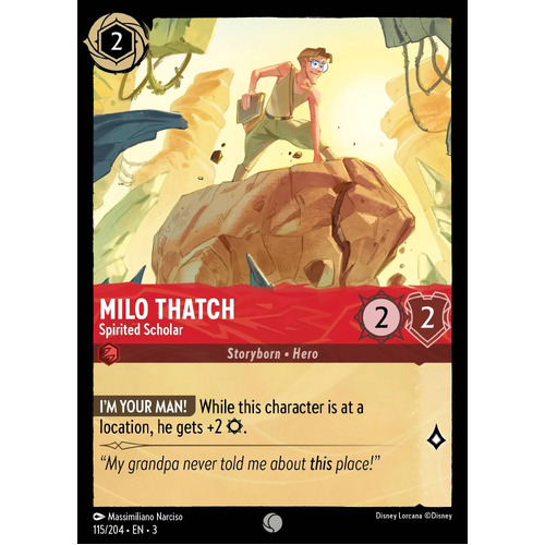 Milo Thatch - Spirited Scholar (115) - ITI