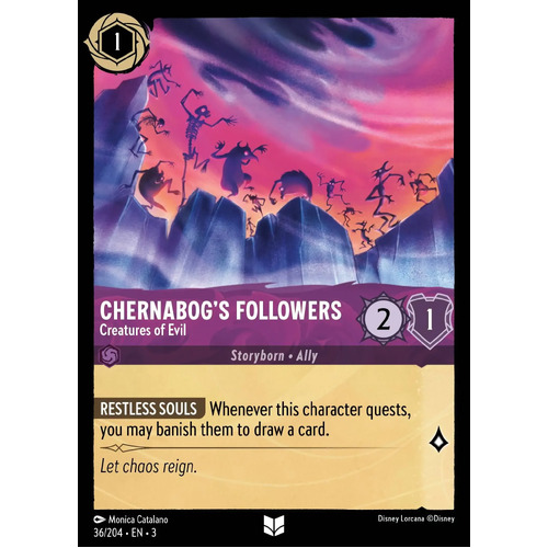 Chernabog's Followers - Creatures of Evil  (36) FOIL - ITI