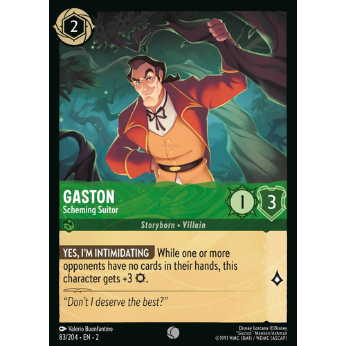 Gaston - Scheming Suitor (83)  - RFB