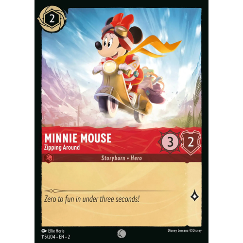 Minnie Mouse - Zipping Around (115)  - RFB