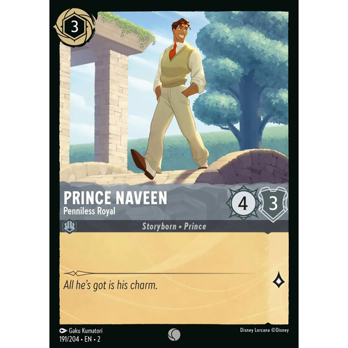 Prince Naveen - Penniless Royal (191)  FOIL - RFB