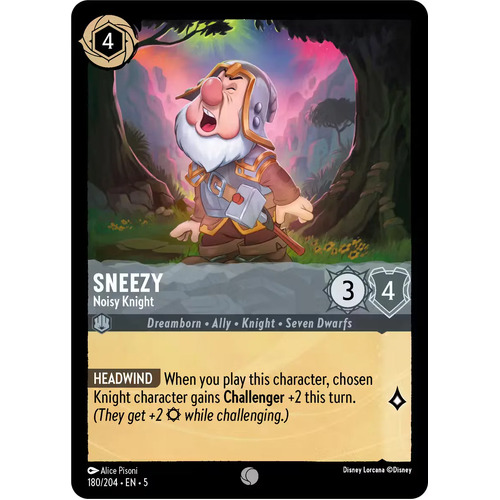 Sneezy - Noisy Knight  (180) - SHS