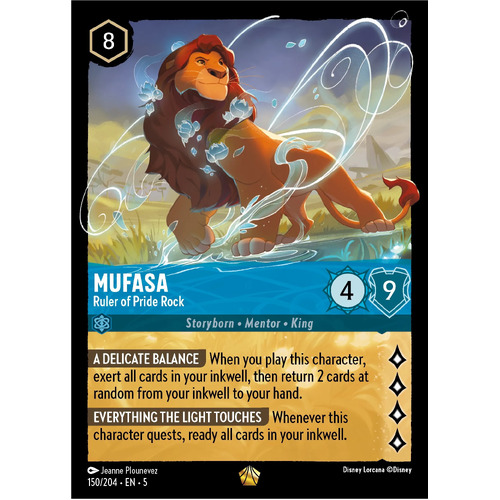 Mufasa - Ruler of Pride Rock  (150) FOIL - SHS