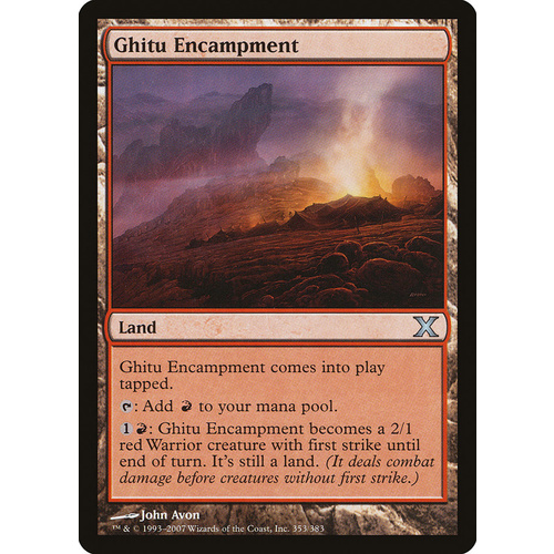 Ghitu Encampment FOIL - 10E