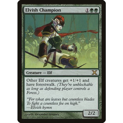 Elvish Champion FOIL - 10E