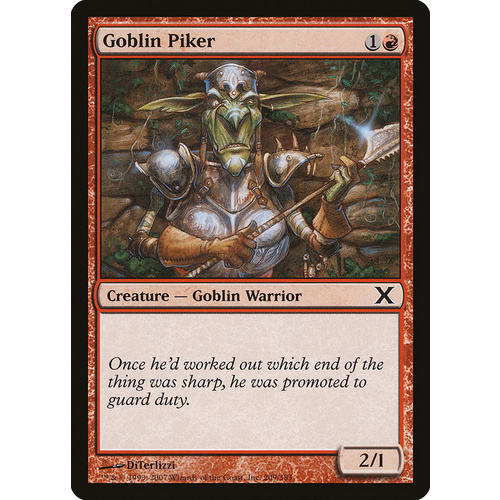 Goblin Piker FOIL - 10E