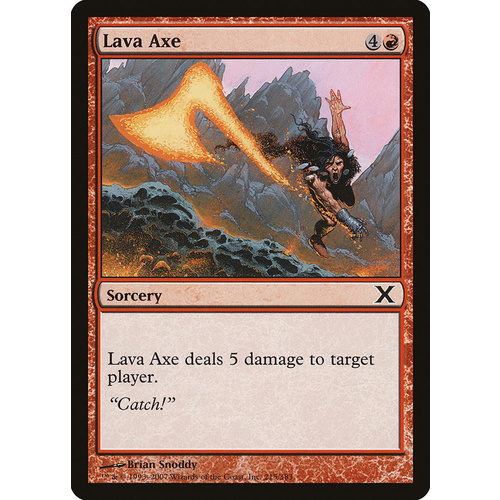 Lava Axe FOIL - 10E